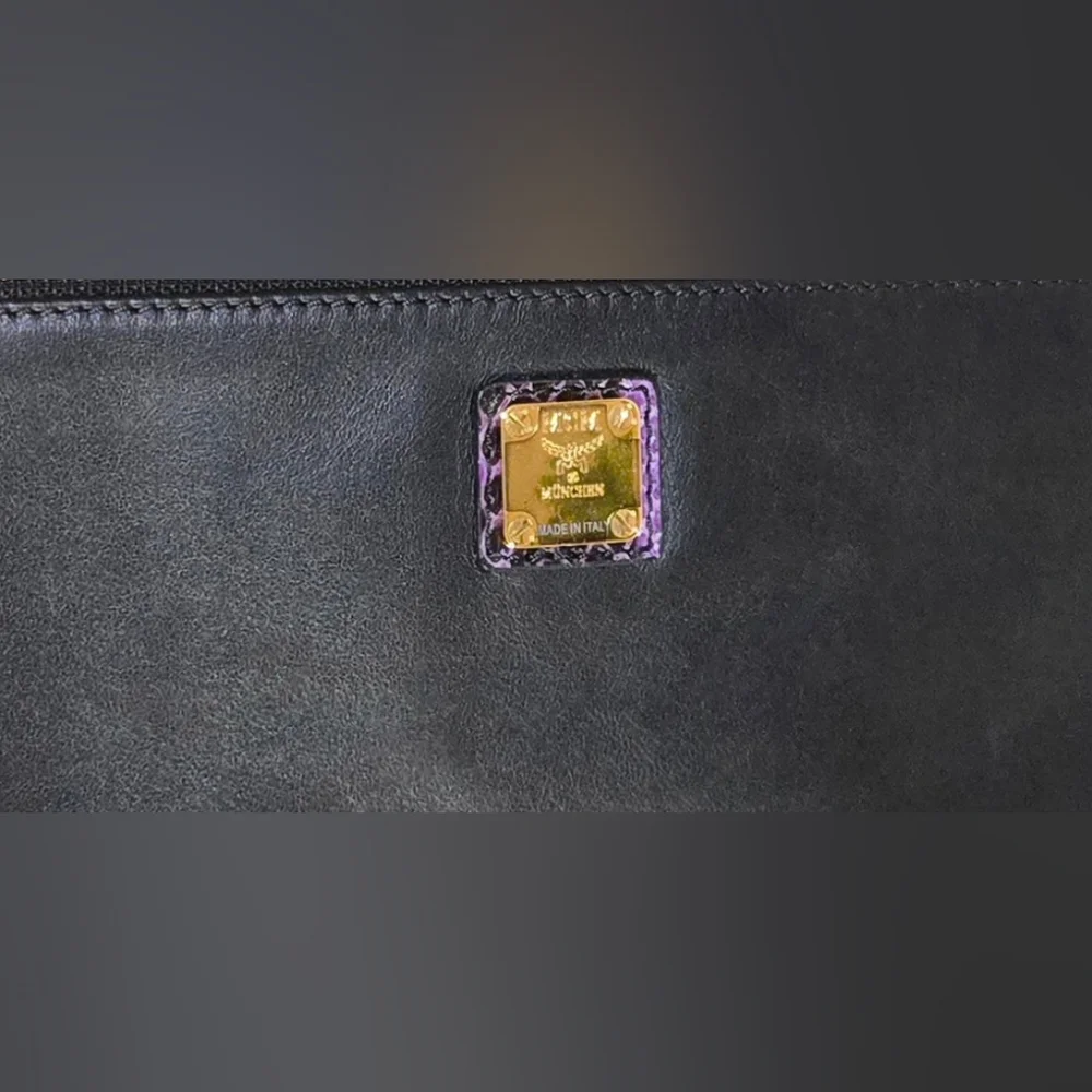 💯 Authentic Rare MCM Muti-Way Clutch (Made in Italy) - Picture 11 of 16